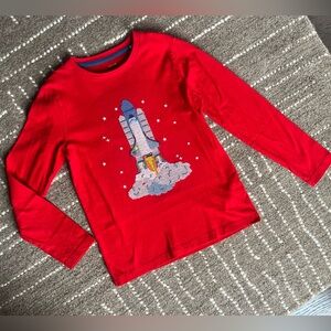 Boden Superstitch Rocket Long Sleeve Tshirt Top